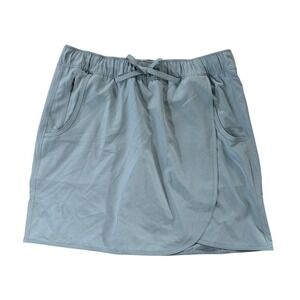 Patagonia Skort Fleetwith Small Light Blue Wrap Athletic Skirt Short Tennis Golf